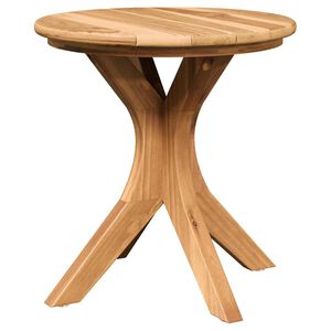 vidaXL Side Table Brown 40 x 40 x 41 cm Solid Teak Wood