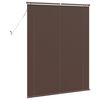 vidaXL Venetian Blind Manual Dark Brown with Pattern 150 x 120 cm PVC