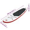 vidaXL Stand Up Paddle Board Set SUP Surfboard Inflatable Red and White