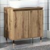 vidaXL Bathroom Cabinet Artisan Oak 58x33x60 cm Engineered Wood