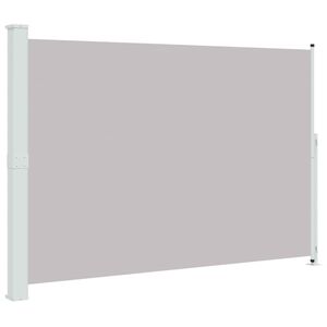 vidaXL Patio Retractable Side Awning 200x300 cm Grey