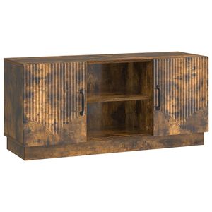 vidaXL TV Cabinet Smoked Oak 102 x 34.5 x 47 cm Engineered Wood