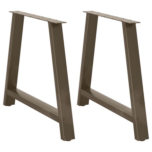 vidaXL Dining Table Legs A-Shaped 2 pcs 100x(72-73) cm Steel