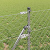 vidaXL Chain Link Fence with Posts Silver 0.8 x 10 m Steel