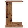 vidaXL End Table Old Wood 35 x 25 x 50 cm Engineered Wood
