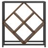 vidaXL Wine Rack Smoked Oak 51 x 18 x 52.5 cm Engineered Wood