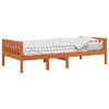 vidaXL Children's Bed without Mattress Wax Brown 75x190 cm Solid Wood Pine
