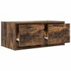 vidaXL TV Cabinet Smoked Oak 60x31x25.5 cm Engineered Wood