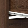 vidaXL Highboard Brown Oak 29.5x34x119.5 cm Engineered Wood
