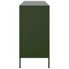 vidaXL Sideboard Olive Green 100.5x39x79 cm Steel