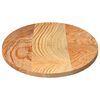 vidaXL Table Top Light Brown 100x50x2 cm Solid Wood Oak Oval