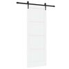 vidaXL Sliding Door ORKDAL 78 x 211 cm Engineered Wood White and Black