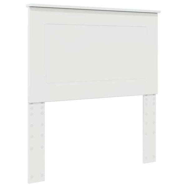 vidaXL Headboard with Headboard Gloss White 100 cm Engineered Wood
