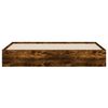 vidaXL Bed Frame with Drawers without Mattress Smoked Oak 160x200 cm