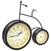vidaXL Garden Wall Clock with Thermometer Bicycle Vintage