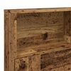 vidaXL Headboard Cabinet Old Wood 160x19x103.5 cm Engineered Wood