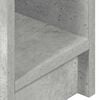 vidaXL Bedside Cabinet with Drawer Concrete Grey 20x36x60 cm