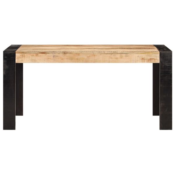 vidaXL Dining Table 160x80x76 cm Solid Mango Wood