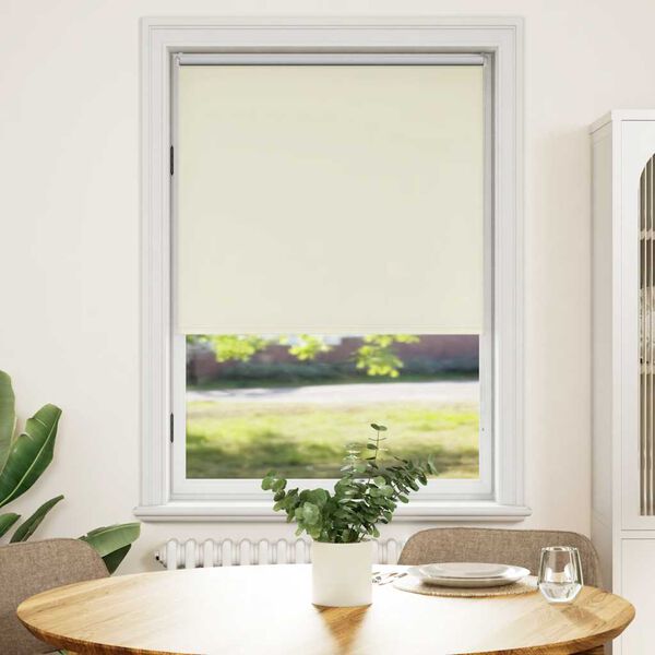 vidaXL Roller Blind Blackout 120 x 175 cm off White