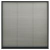 vidaXL Plisse Insect Screen for Windows Aluminium Anthracite 120x120cm