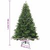 vidaXL Artificial Christmas Tree with 300 LEDs Green 180 cm PE and PVC