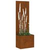 vidaXL Garden Privacy Screen Rusty 50 x 140 cm Weathering steel