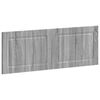 vidaXL Wall-Mounted Headboard UTRECHT Grey Sonoma Engineered Wood