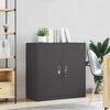 vidaXL Storage Cabinet Black 90 x 40 x 90 cm Cold-Rolled Steel
