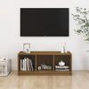 vidaXL TV Cabinet Honey Brown 104x33x41 cm Solid Pinewood