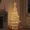 vidaXL Christmas Tree with 240 LEDs Warm white 181 cm PET
