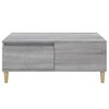 vidaXL Coffee Table Grey Sonoma 90x50x36.5 cm Engineered Wood