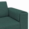 vidaXL Sofa Set Dark green Fabric