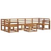 vidaXL Outdoor Sofa Set 8 pcs Natural Solid Acacia Wood