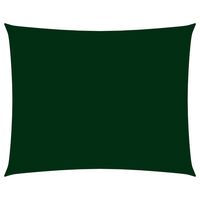 vidaXL Sunshade Sail Oxford Fabric Rectangular 3x5 m Dark Green