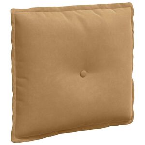 vidaXL Back Pillow Brown 50 x 45 cm Corduroy Fabric