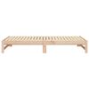 vidaXL Pull-out Day Bed without Mattress 2x(80x200) cm Solid Wood Pine