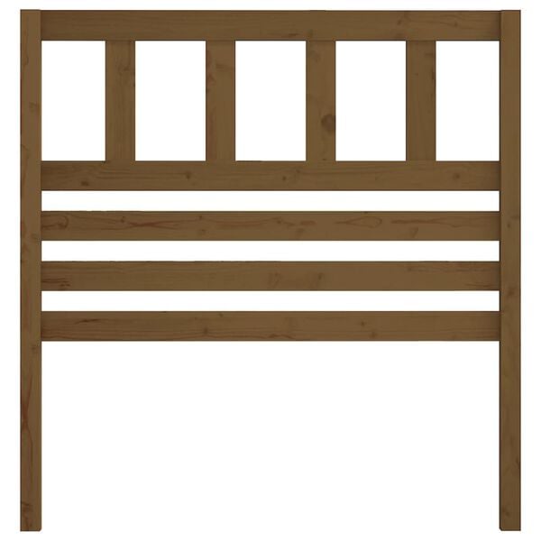 vidaXL Bed Headboard Honey Brown 96x4x100 cm Solid Wood Pine