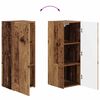 vidaXL TV Cabinet Set Wall-mounted 2 pcs Old Wood Engineered Wood