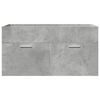 vidaXL 5 Piece Bathroom Furniture Set Concrete Grey Engineered Wood