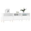vidaXL TV Cabinet High Gloss White 150x30x44.5 cm Engineered Wood