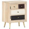 vidaXL Bedside Cabinet 40x30x50 cm Solid Mango Wood