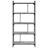 vidaXL Bookcase 5-Tier Grey Sonoma 76x32x158 cm Engineered Wood