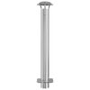 vidaXL Chimney Extension Silver 25 x 25 x 132 cm Stainless steel