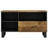 vidaXL TV Cabinet 80x33x46 cm Solid Wood Mango&Engineered Wood