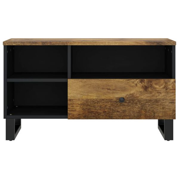 vidaXL TV Cabinet 80x33x46 cm Solid Wood Mango&Engineered Wood