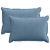 vidaXL Cushion Cover 2 pcs HOUTEN Blue 30 x 50 cm Corduroy