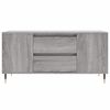 vidaXL Coffee Table Grey Sonoma 102x44.5x50 cm Engineered Wood