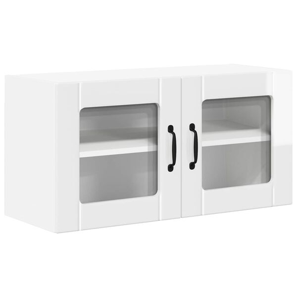 vidaXL Kitchen Cabinet High Gloss White 80 x 31 x 40 cm
