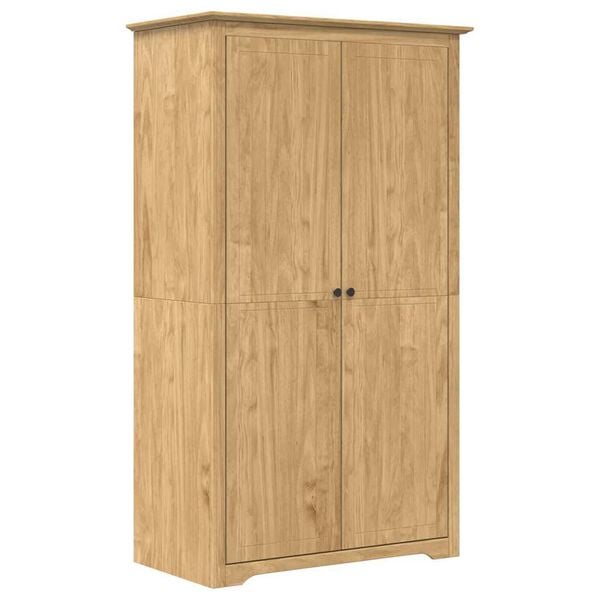 vidaXL Wardrobe BODO Honey Brown 53.5 x 99 x 173 cm Engineered Wood