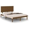 vidaXL Bed Frame without Mattress Honey Brown 120x190 cm Solid Wood